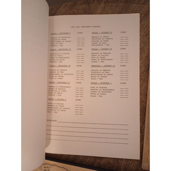 Vintage Retro 60s 70s Yearbooks - Bloomington MN Football High School College - Picture 14 of 16